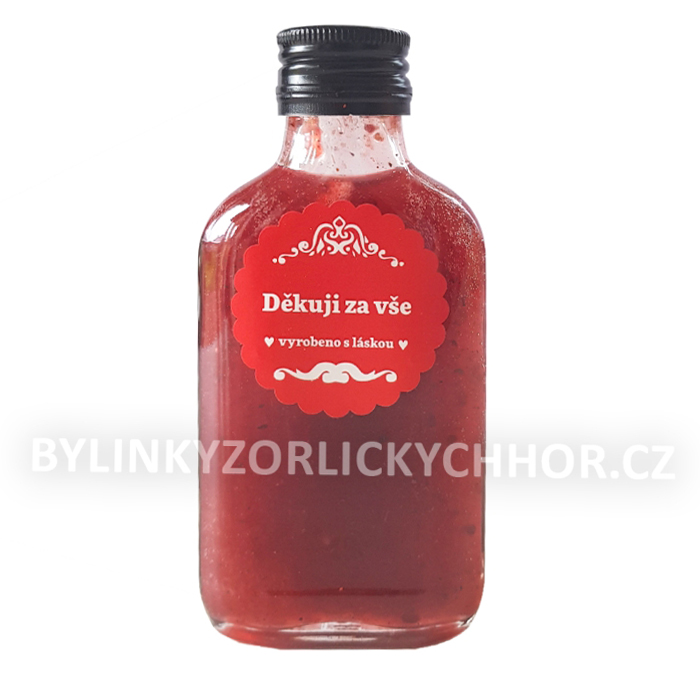 Děkuji za vše - Červený rybíz a tymián